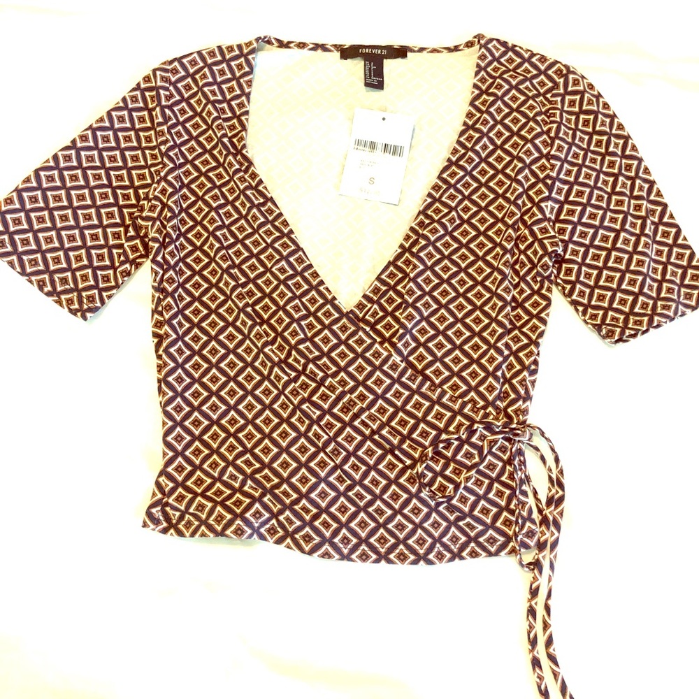 NEW Forever 21 Wrap Front Top